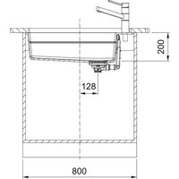 Кухонная мойка Franke Kanon KNG PRO 110-62 125.0749.672 (черный матовый) - Превью изображения №7 — Интернет-магазин Time-Shop