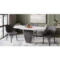 Кухонный стол Трия Монреаль тип 1 (белый глянец/моод темный) - Превью изображения №4 — Интернет-магазин Time-Shop