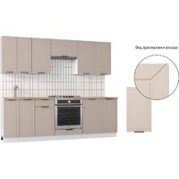 Готовая кухня Mio Tesoro Корнелия Ода-плюс 2.4 (капучино/дуб бунратти) - Превью изображения №6 — Интернет-магазин Time-Shop