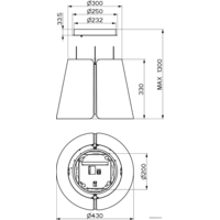 Кухонная вытяжка Faber Beat DG Matt F45 345.0612.339 - Превью изображения №3 — Интернет-магазин Time-Shop