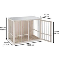 Клетка Ferplast Dog Fort 87040311 - Превью изображения №8 — Интернет-магазин Time-Shop