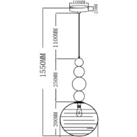 Подвесная люстра Moderli Arti V10914-P - Превью изображения №6 — Интернет-магазин Time-Shop