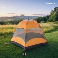 Кемпинговая палатка Sundays ZC-TT103-4 (синий/оранжевый) - Превью изображения №6 — Интернет-магазин Time-Shop