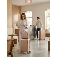 Комплект чемоданов Homa 4CHMD-CH (3шт, золотой) - Превью изображения №17 — Интернет-магазин Time-Shop