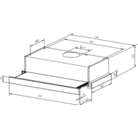 Кухонная вытяжка Weissgauff TEL 06 1M IX - Превью изображения №2 — Интернет-магазин Time-Shop