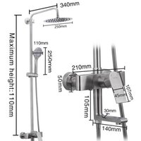 Душевая система  Gappo G2499-20 - Превью изображения №2 — Интернет-магазин Time-Shop