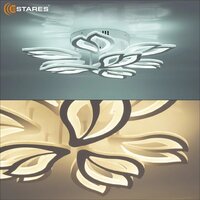 Подвесная люстра Estares Medea 120W 9F-RC-645x135-WHITE/WHITE-220-IP20 - Превью изображения №5 — Интернет-магазин Time-Shop