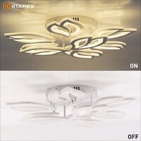 Подвесная люстра Estares Medea 120W 9F-RC-645x135-WHITE/WHITE-220-IP20 - Превью изображения №7 — Интернет-магазин Time-Shop