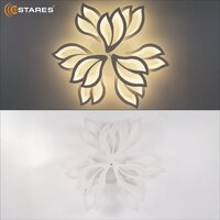 Подвесная люстра Estares Medea 120W 9F-RC-645x135-WHITE/WHITE-220-IP20 - Превью изображения №6 — Интернет-магазин Time-Shop