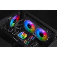 Система жидкостного охлаждения для процессора Corsair iCUE H100i Elite Capellix - Превью изображения №20 — Интернет-магазин Time-Shop