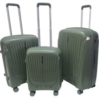 Чемодан-спиннер Mironpan 23107 (L, хаки) - Превью изображения №5 — Интернет-магазин Time-Shop