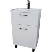  Garda Тумба под умывальник Verona 70_500 19.70.500.PVC (белый глянец) - Превью изображения №2 — Интернет-магазин Time-Shop