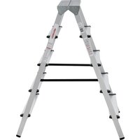 Лестница-стремянка Новая высота NV 112 алюминиевая двухсторонняя 2x5 ступеней - Превью изображения №10 — Интернет-магазин Time-Shop