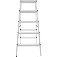 Лестница-стремянка Новая высота NV 112 алюминиевая двухсторонняя 2x5 ступеней - Превью изображения №3 — Интернет-магазин Time-Shop