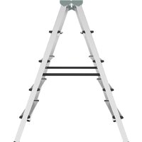 Лестница-стремянка Новая высота NV 112 алюминиевая двухсторонняя 2x5 ступеней - Превью изображения №4 — Интернет-магазин Time-Shop