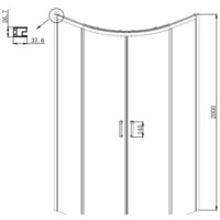 Душевой уголок Ambassador Queen 11011102 100х100 - Превью изображения №8 — Интернет-магазин Time-Shop
