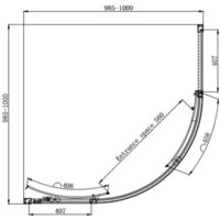 Душевой уголок Ambassador Queen 11011102 100х100 - Превью изображения №9 — Интернет-магазин Time-Shop
