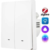 Выключатель Hommyn zigbee 2 клавиши SWZBNN02W (без нейтрали) - Превью изображения №16 — Интернет-магазин Time-Shop