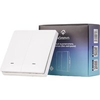 Выключатель Hommyn zigbee 2 клавиши SWZBNN02W (без нейтрали) - Превью изображения №3 — Интернет-магазин Time-Shop