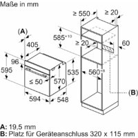 Электрический духовой шкаф Bosch Serie 2 HBA571BB4 - Превью изображения №5 — Интернет-магазин Time-Shop