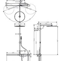 Душевая система  Axor ShowerSolutions 27984000 - Превью изображения №2 — Интернет-магазин Time-Shop