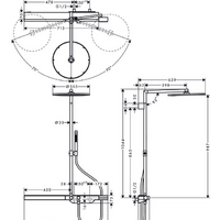 Душевая система  Axor ShowerSolutions 27984000 - Превью изображения №2 — Интернет-магазин Time-Shop