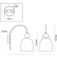 Бра Lumion Gillian 4589/1W - Превью изображения №2 — Интернет-магазин Time-Shop