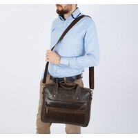 Сумка Poshete 253-6547-29-BRW (коричневый) - Превью изображения №9 — Интернет-магазин Time-Shop