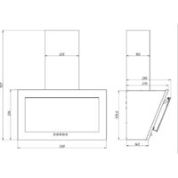 Кухонная вытяжка Elikor Коралл 60П-430-К3Д 266400 (белый/белое стекло) - Превью изображения №12 — Интернет-магазин Time-Shop