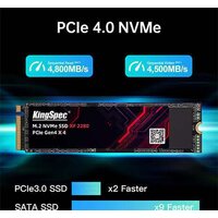 SSD KingSpec PCle 4.0 XF Series 1TB - Превью изображения №5 — Интернет-магазин Time-Shop