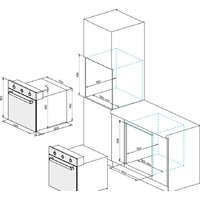 Электрический духовой шкаф Darina 1U8 BDE112 707 BG - Превью изображения №4 — Интернет-магазин Time-Shop