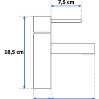 Смеситель Rea Tess REA-B8881 (черный) - Превью изображения №4 — Интернет-магазин Time-Shop