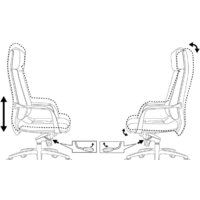 Офисное кресло Бюрократ DAO (белый) - Превью изображения №7 — Интернет-магазин Time-Shop