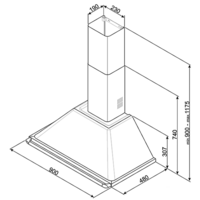 Кухонная вытяжка Smeg KT90PE - Превью изображения №2 — Интернет-магазин Time-Shop