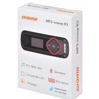 Плеер MP3 Digma R3 8GB (черный) - Превью изображения №6 — Интернет-магазин Time-Shop