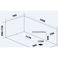 Ванна BAS Аякс 170x70 - Превью изображения №4 — Интернет-магазин Time-Shop
