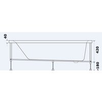 Ванна BAS Аякс 170x70 - Превью изображения №7 — Интернет-магазин Time-Shop