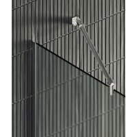 Душевая стенка MaybahGlass 195x79 MGD-700-5у (сатин стекло/хром матовый) - Превью изображения №2 — Интернет-магазин Time-Shop
