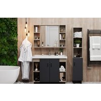  Onika Шкаф с зеркалом Тимбер Универсальный 100.00 210017 (дуб сонома) - Превью изображения №2 — Интернет-магазин Time-Shop