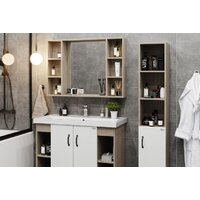  Onika Шкаф с зеркалом Тимбер Универсальный 100.00 210017 (дуб сонома) - Превью изображения №4 — Интернет-магазин Time-Shop