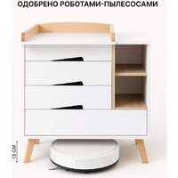 Детский комод Rant Lago Pro 800/4 (cloud white) - Превью изображения №10 — Интернет-магазин Time-Shop