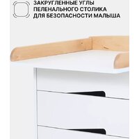 Детский комод Rant Lago Pro 800/4 (cloud white) - Превью изображения №12 — Интернет-магазин Time-Shop