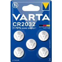 Элементы питания Varta Lithium CR2032 3V 6032229405 (5шт) - Превью изображения №2 — Интернет-магазин Time-Shop