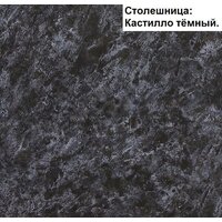 Готовая кухня Интерлиния Мила Матте 1.0 А (белый/белый/кастилло темный) - Превью изображения №6 — Интернет-магазин Time-Shop