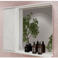  Volna Шкаф с зеркалом Adel 70 L (белый) - Превью изображения №16 — Интернет-магазин Time-Shop