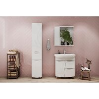  Volna Шкаф с зеркалом Adel 70 L (белый) - Превью изображения №8 — Интернет-магазин Time-Shop