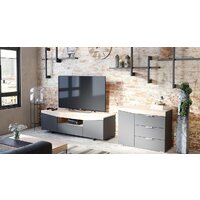 Комод Трия Тип 1 (дуб сонома/графит серый) - Превью изображения №2 — Интернет-магазин Time-Shop