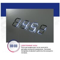  Doratiz Зеркало Марта 55x80 2711.908 (сенсорный выключатель, подсветка, подогрев, часы) - Превью изображения №5 — Интернет-магазин Time-Shop