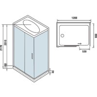 Душевая кабина WeltWasser WW500 Laine 1214 - Превью изображения №11 — Интернет-магазин Time-Shop