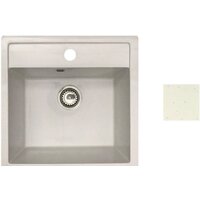 Кухонная мойка БелЭворс Rio + смеситель W74004-3 + дозатор L405H (белый) - Превью изображения №2 — Интернет-магазин Time-Shop